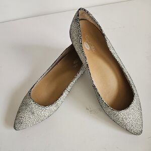 Dr Scholls Kimber Original Collection Womens Size 8.5 Black And Cream Flat And P